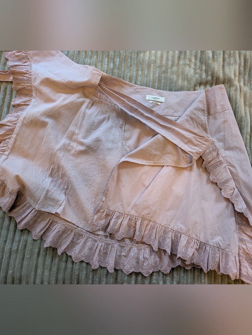 Isabel Marant Étoile Ruffle Lace Wrap Skirt Size 36 - Picture 8 of 8